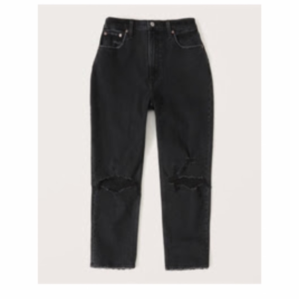 Abercrombie & Fitch ankle straight Ultra High Rise Jeans curve love